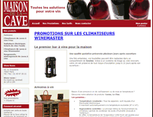 Tablet Screenshot of maisoncave.com